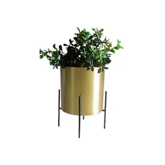 undefined - Matera Hierro Mini Cilindro 11x16.5cm Oro